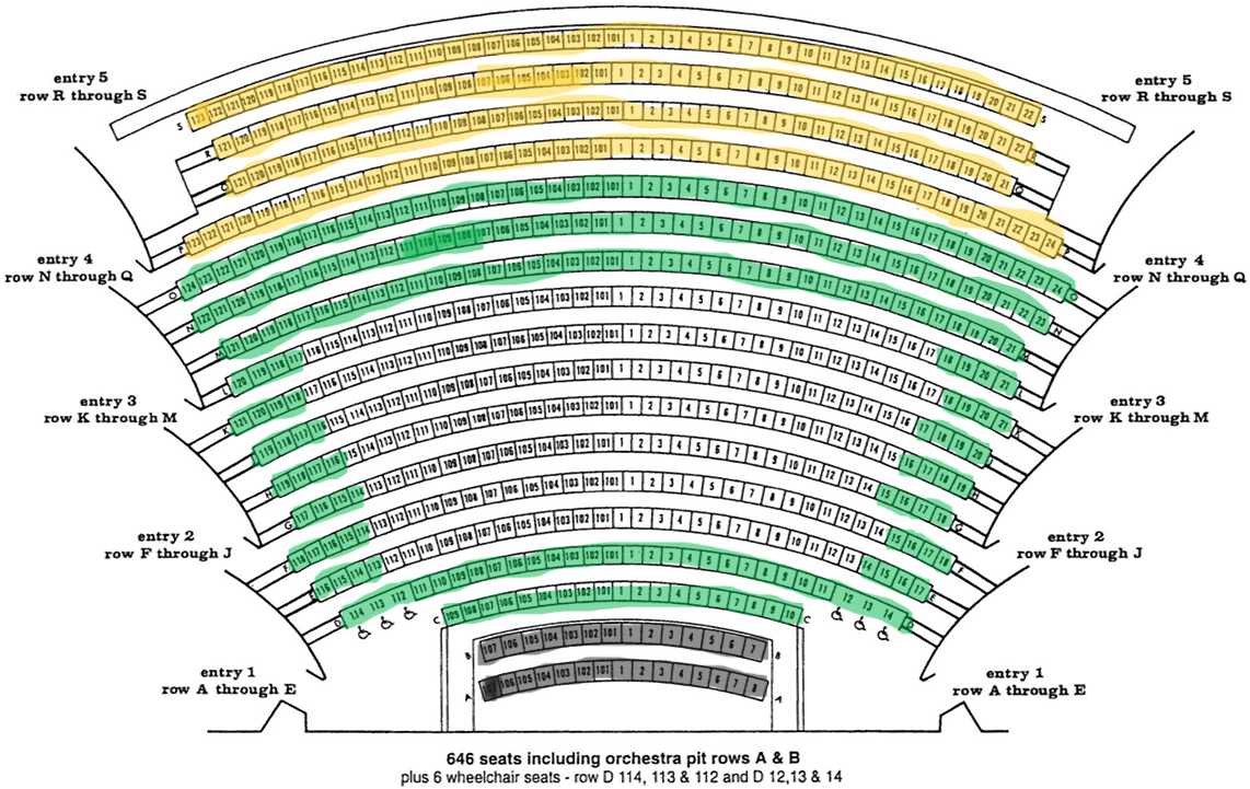 Ziff Opera House Seating Chart